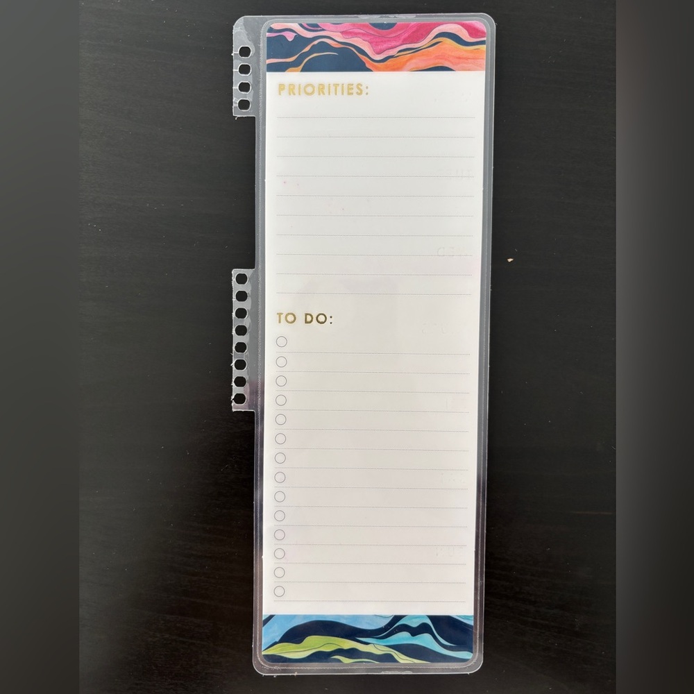 Erin Condren planner insert